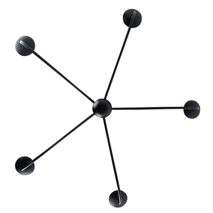 Ellie 5-Light Elegant Industrial Dimmable Chandelier Black Home Decor > Lighting > Ceiling Lights > Chandelier TriadCommerceInc