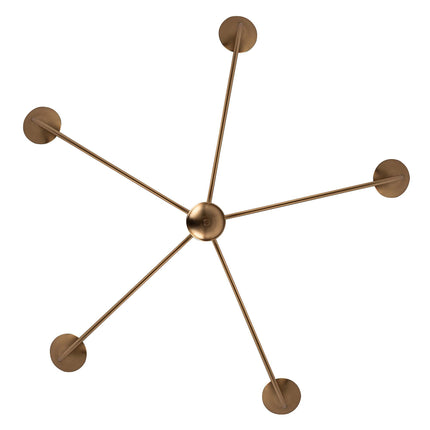 Ellie 5-Light Elegant Industrial Dimmable Chandelier Black Home Decor > Lighting > Ceiling Lights > Chandelier TriadCommerceInc