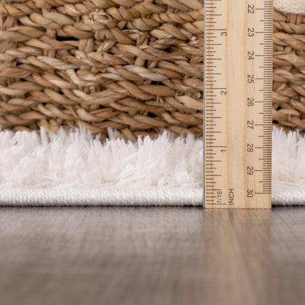Eivin Cream Diamonds Plush Rug Rugs TriadCommerceInc
