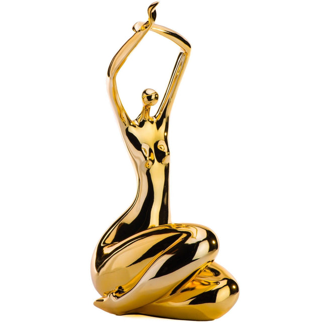Elizabeth Sculpture //  Large Gold Sculpture TriadCommerceInc   