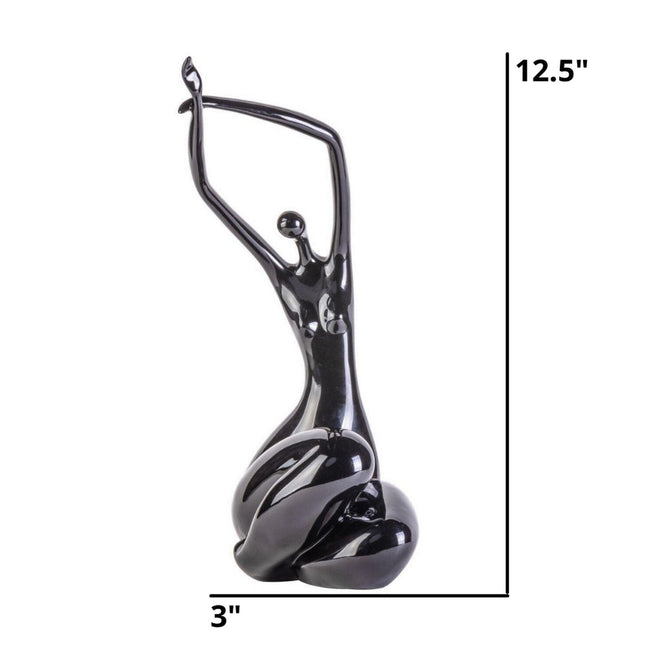 Elizabeth Sculpture // Small Black Sculpture TriadCommerceInc   