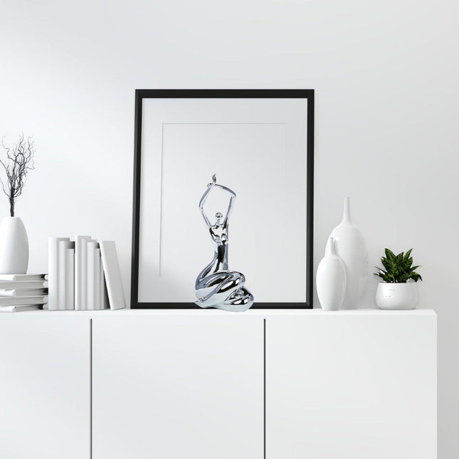 Elizabeth Sculpture // Small Chrome Sculpture TriadCommerceInc   