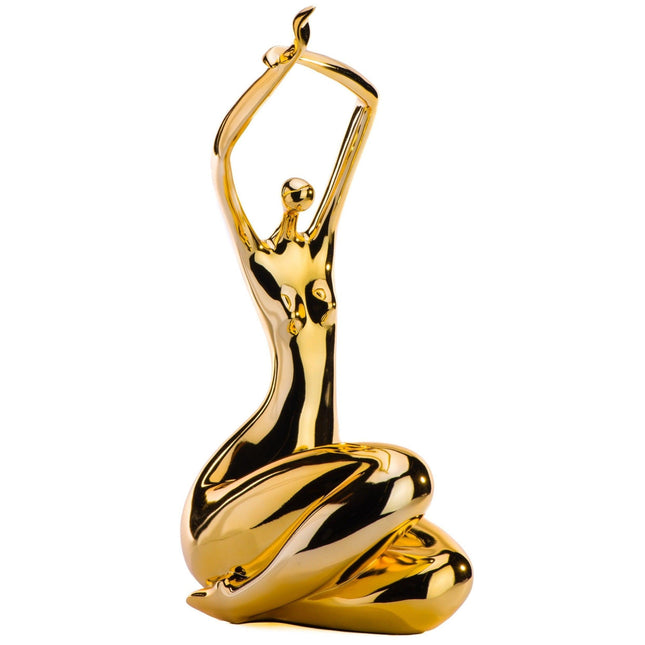 Elizabeth Sculpture // Small Gold Sculpture TriadCommerceInc   