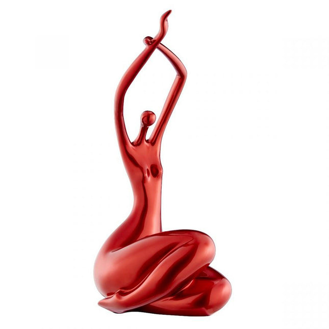 Elizabeth Sculpture // Small Metallic Red Sculpture TriadCommerceInc   