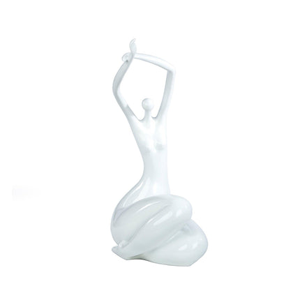 Elizabeth Sculpture // Small White Sculpture TriadCommerceInc   