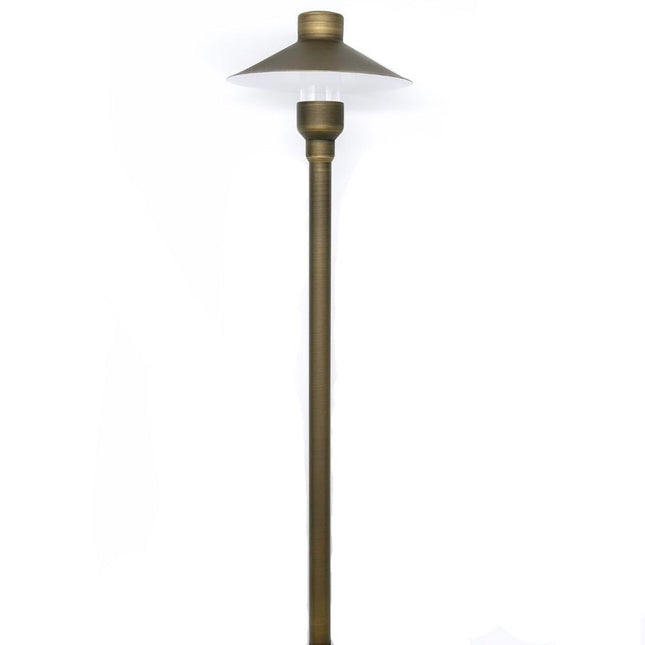 Tulay 18 Inch Antique Brass Outdoor Path Light Landscape Pathway Lighting TriadCommerceInc