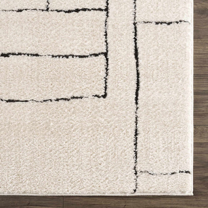 Keats Black & White Area Rug - Clearance Rugs TriadCommerceInc