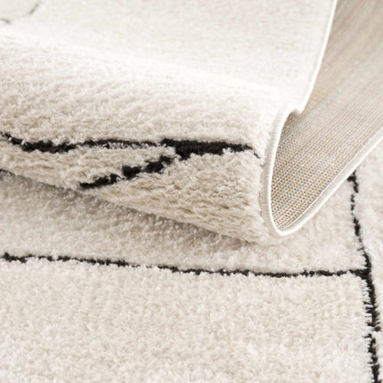 Keats Black & White Area Rug - Clearance Rugs TriadCommerceInc