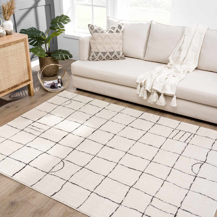 Keanu Black & White Area Rug - Clearance Rugs TriadCommerceInc
