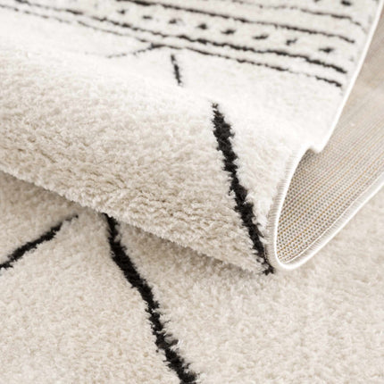 Keone Black & White Area Rug Rugs TriadCommerceInc
