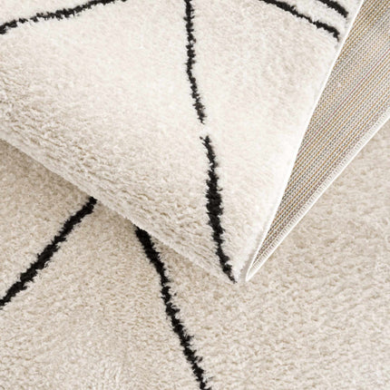 Keone Black & White Area Rug Rugs TriadCommerceInc