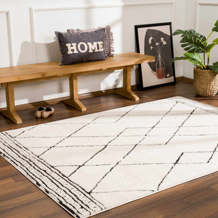 Keone Black & White Area Rug Rugs TriadCommerceInc