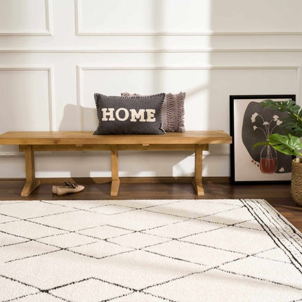 Keone Black & White Area Rug Rugs TriadCommerceInc 5'3" x 7' Rectangle