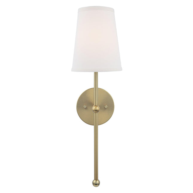 Finley 1-Light Satin Gold Dimmable Bathroom Sconce Home Decor > Lighting > Wall Lighting > Wall Sconces TriadCommerceInc