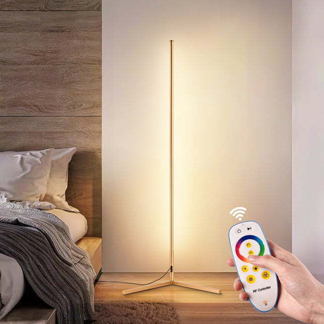 RGBCW Corner Floor Lamp - Golden Floor Lamps TriadCommerceInc 1-Pack