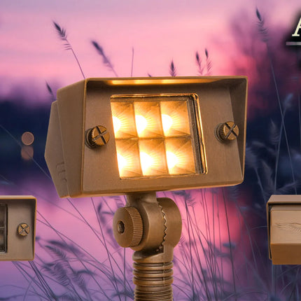 FPB02 Cast Brass Flood Light Flood Light TriadCommerceInc