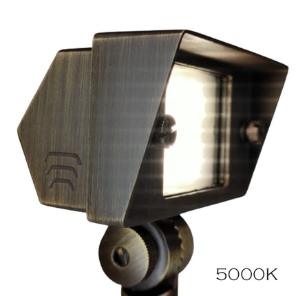 Cast Brass Adjustable LED Flood Light Low Voltage Outdoor Flood Light TriadCommerceInc