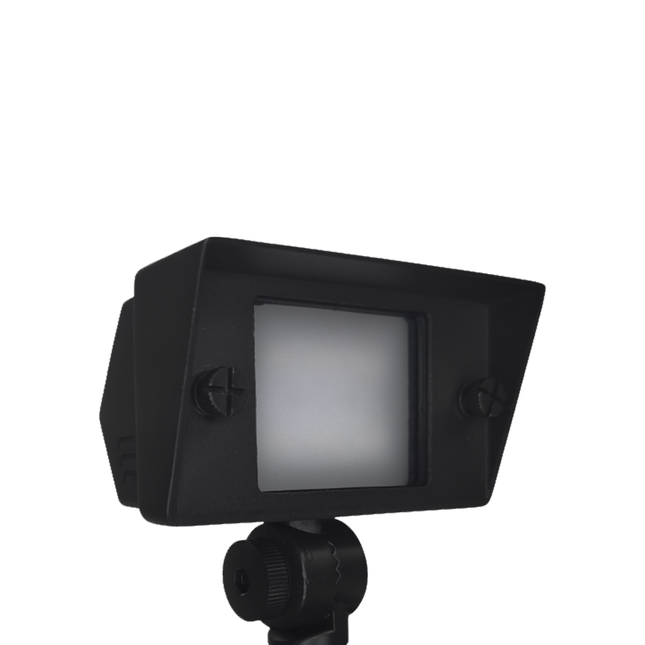 Cast Brass Adjustable LED Flood Light Low Voltage Outdoor Flood Light TriadCommerceInc Dark Brass