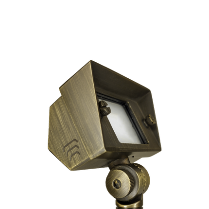 Cast Brass Adjustable LED Flood Light Low Voltage Outdoor Flood Light TriadCommerceInc