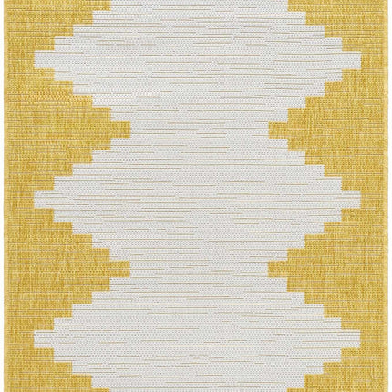Djugun Yellow Outdoor Rug Rugs TriadCommerceInc