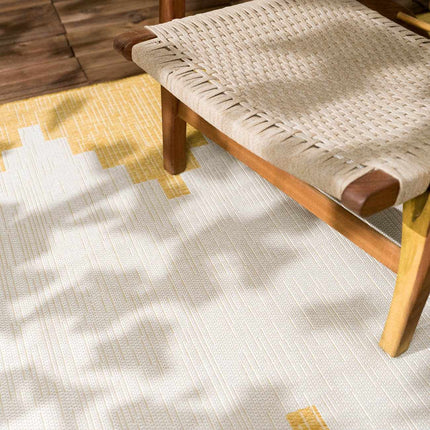 Djugun Yellow Outdoor Rug Rugs TriadCommerceInc