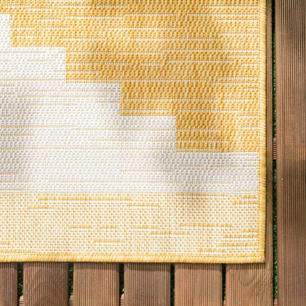 Djugun Yellow Outdoor Rug Rugs TriadCommerceInc