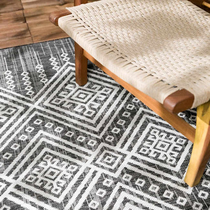 Frankville Black&White All Over Performance Rug Rugs TriadCommerceInc