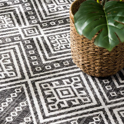 Frankville Black&White All Over Performance Rug Rugs TriadCommerceInc