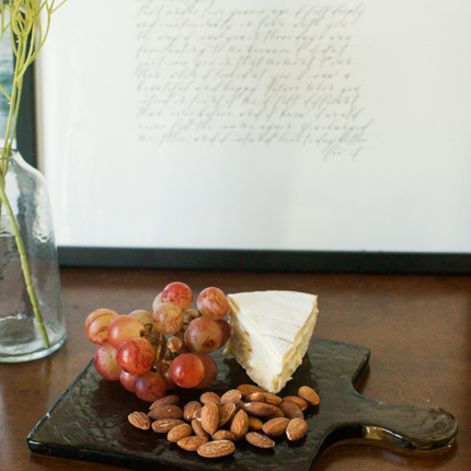 Hammered Glass Serving Boards Kitchen & Dining TriadCommerceInc