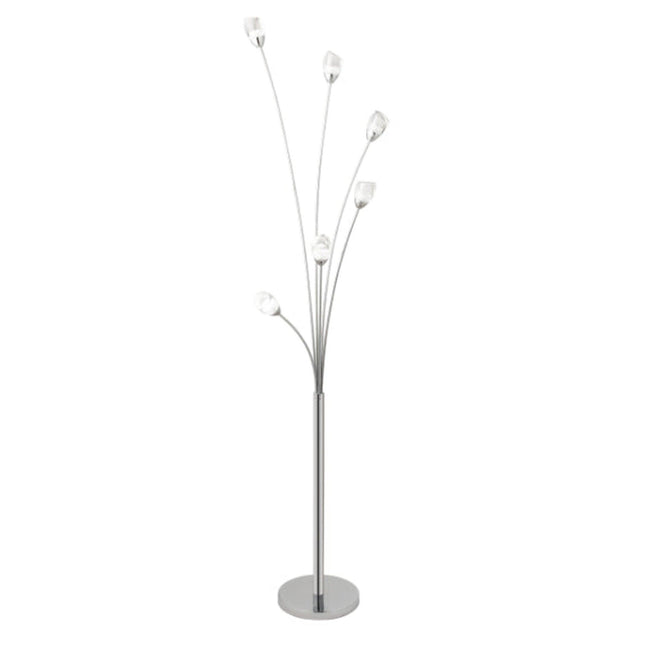 Flower Acrylic Floor Lamp // 6 Light Floor Lamps TriadCommerceInc   
