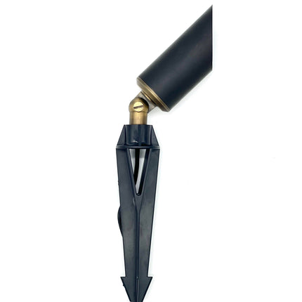 Stelvio Black Brass Low Voltage Garden Spotlight 12V Spot Light TriadCommerceInc