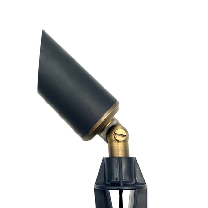 Stelvio Black Brass Low Voltage Garden Spotlight 12V Spot Light TriadCommerceInc