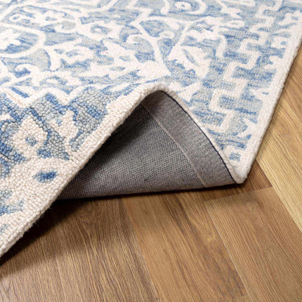 Gagebrook Blue Wool Area Rug Rugs TriadCommerceInc
