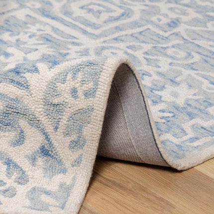 Gagebrook Blue Wool Area Rug Rugs TriadCommerceInc