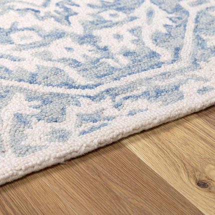 Gagebrook Blue Wool Area Rug Rugs TriadCommerceInc