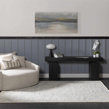 Gagebrook Blue Wool Area Rug Rugs TriadCommerceInc