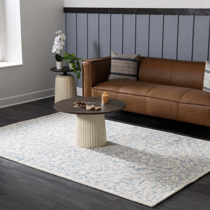 Gagebrook Blue Wool Area Rug Rugs TriadCommerceInc