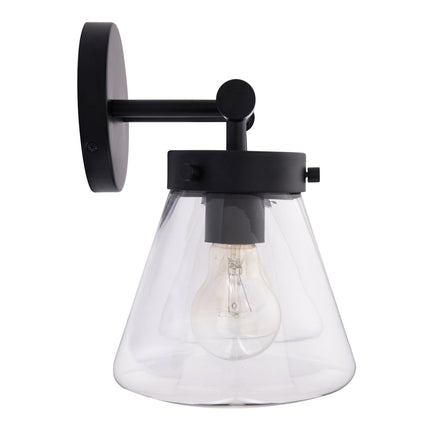 Gleam Modern 3-Light Dimmable Vanity Light Black Finish Home Decor > Lighting > Wall Lighting > Wall Sconces TriadCommerceInc