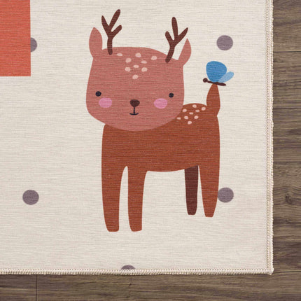 Lundy Colorful Hopscotch Washable Kids Rug Rugs TriadCommerceInc