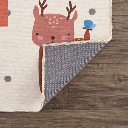 Lundy Colorful Hopscotch Washable Kids Rug Rugs TriadCommerceInc