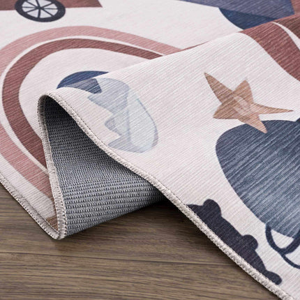 Libra Rainbow Washable Kids Rug Rugs TriadCommerceInc