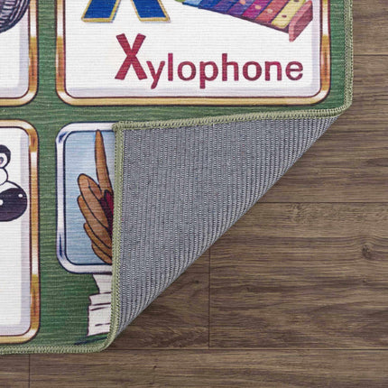 Osric Colorful Alphabet Washable Kids Rug - Clearance Rugs TriadCommerceInc