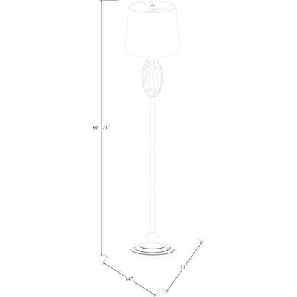 Zemendorf Traditional Floor Lamp Home Decor > Lighting > Lamp > Floor Lamps TriadCommerceInc