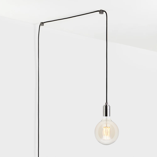 Gaia Plug-In Pendant Light in Graphite Home Decor > Lighting > Ceiling Lights > Pendant Lights TriadCommerceInc Graphite
