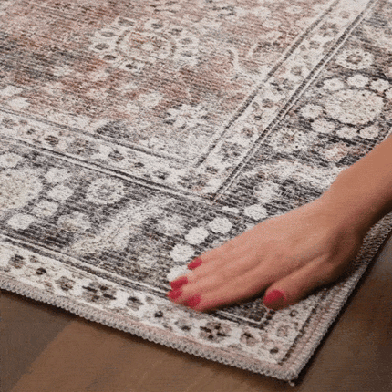 Ganyangan Red Washable Rug Rugs TriadCommerceInc