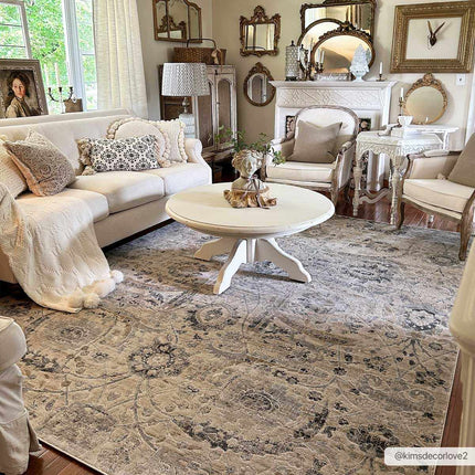 Georgiana Beige Area Rug Rugs TriadCommerceInc