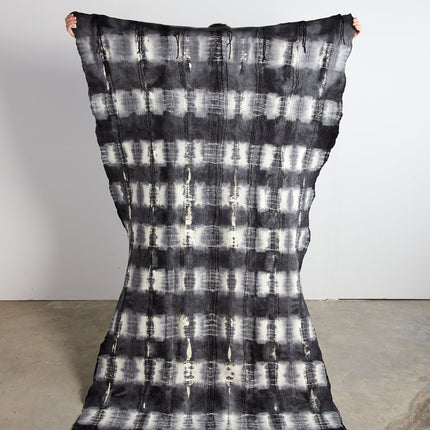 Adire Tye-Dye Lightweight Wool Throw Blanket Throws & Blankets TriadCommerceInc