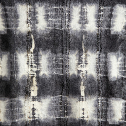 Adire Tye-Dye Lightweight Wool Throw Blanket Throws & Blankets TriadCommerceInc Charcoal