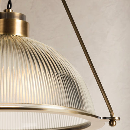 Oakville Semi Flush Ceiling Light in Patina Brass, Large Home Decor > Lighting > Ceiling Lights > Flush Mount Ceiling Lights TriadCommerceInc