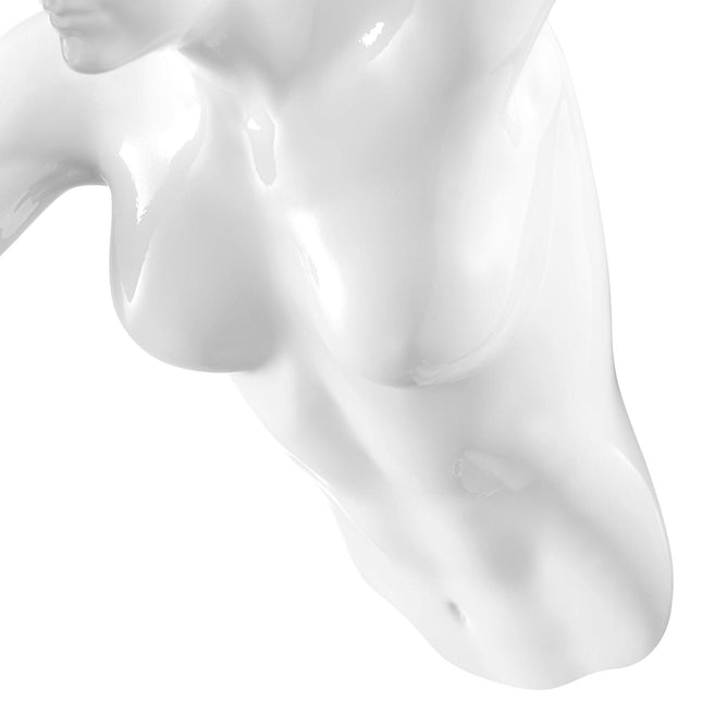 White Wall Runner 13" Woman Sculpture Sculpture TriadCommerceInc   